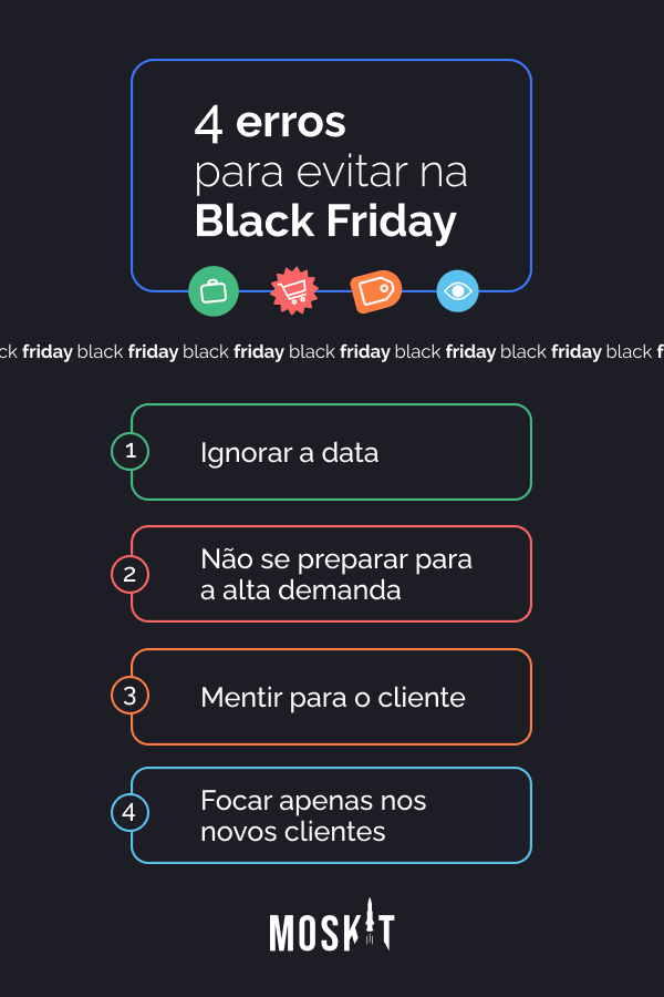 4 erros para evitar na blackfriday