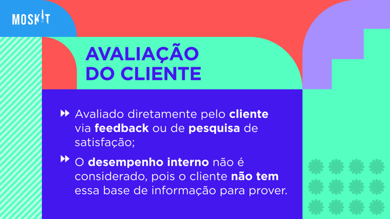 Avaliação de desempenho do cliente