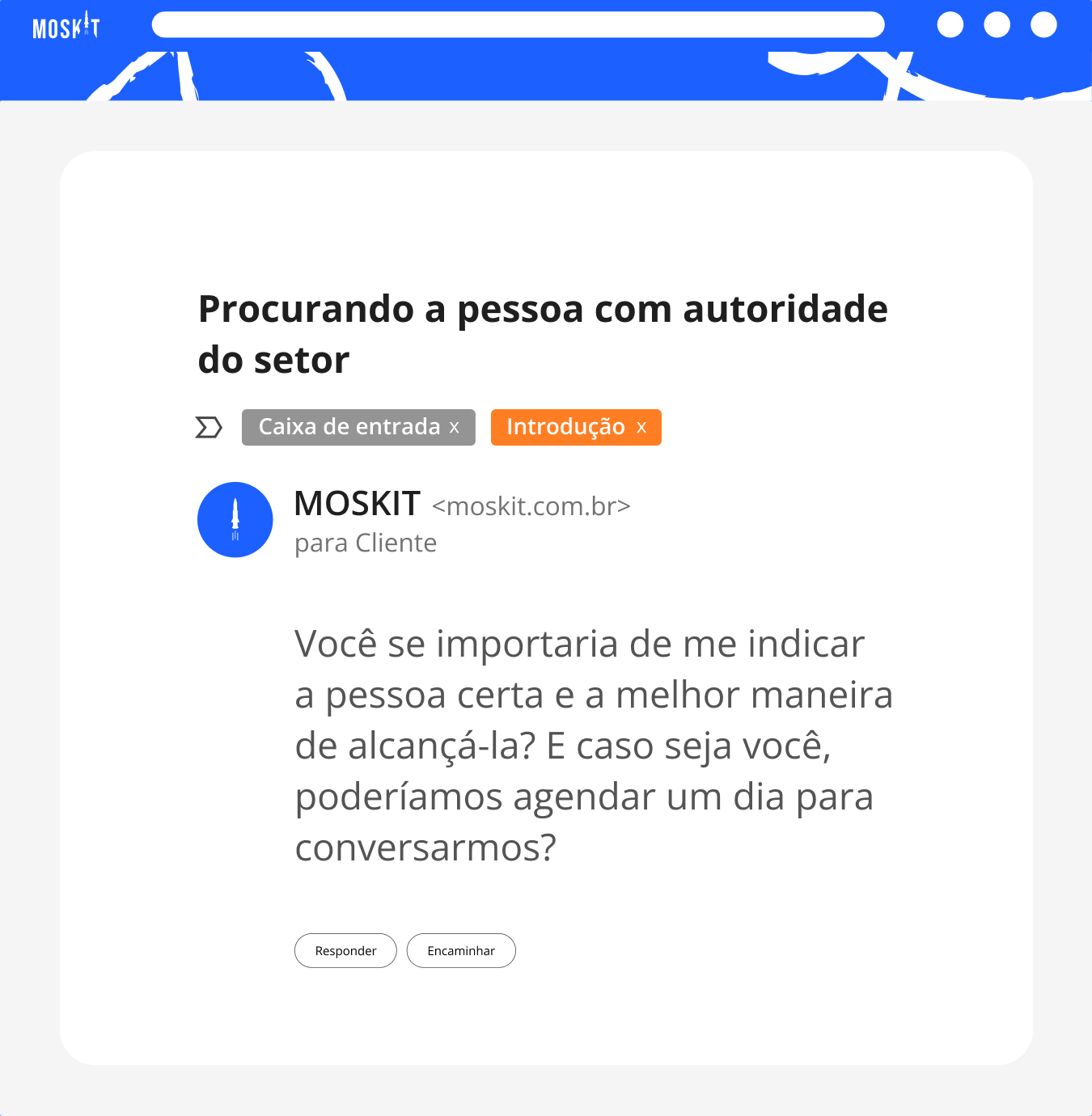 modelo de e-mail de abordagem 