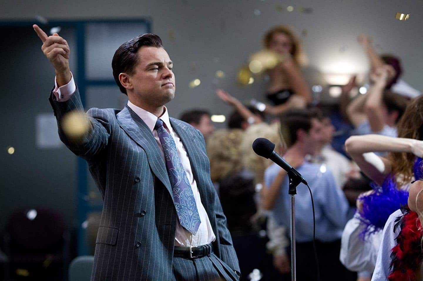 Leonardo Dicaprio em lobo de wall street