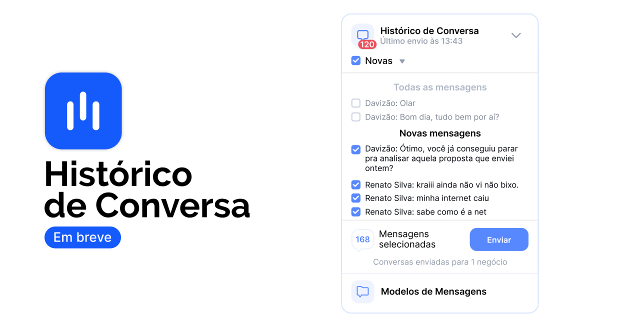 histórico de conversa