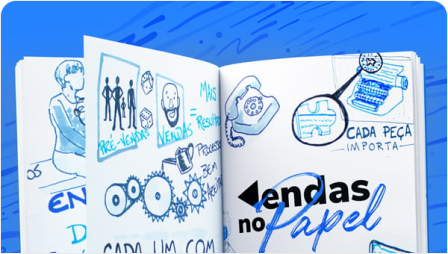 vendas no papel vendas no papel